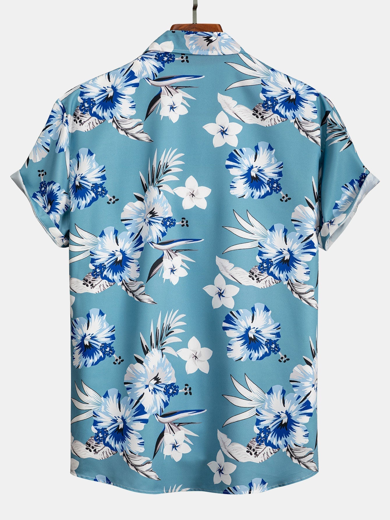 Set met tropische bloemenprint