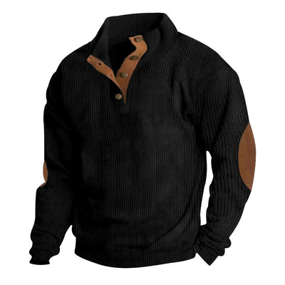 Coen - Langarm gestreept sweatshirt