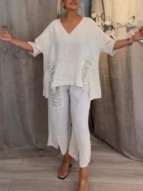 WIT | Tweedelig Zomeroutfit