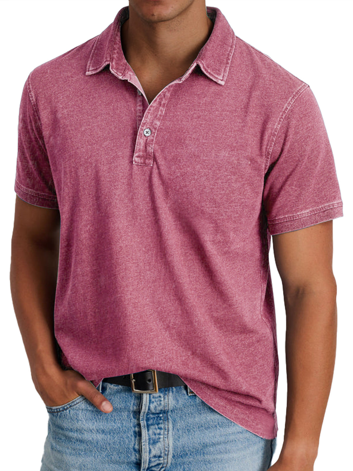 Isidro – Poloshirt met Kraag