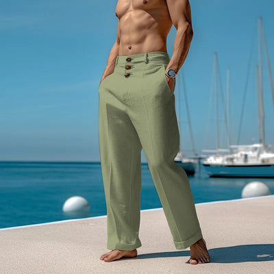 Lars | Ademende Linnen Broek