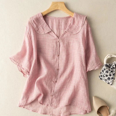 ADELE LINNEN BLOUSE
