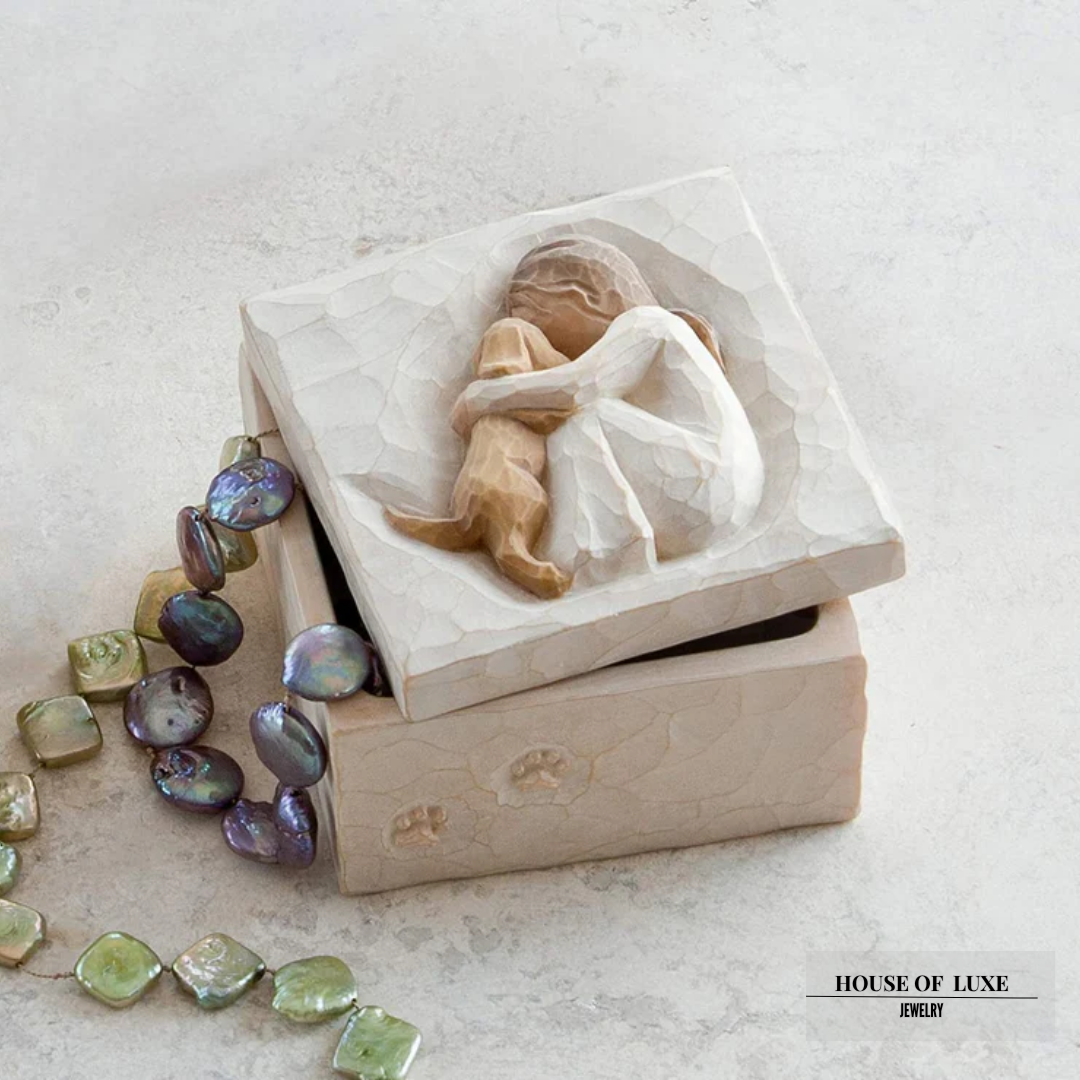 HANDGEMAAKTE SIERADEN MEMORY BOX SCHATTEN