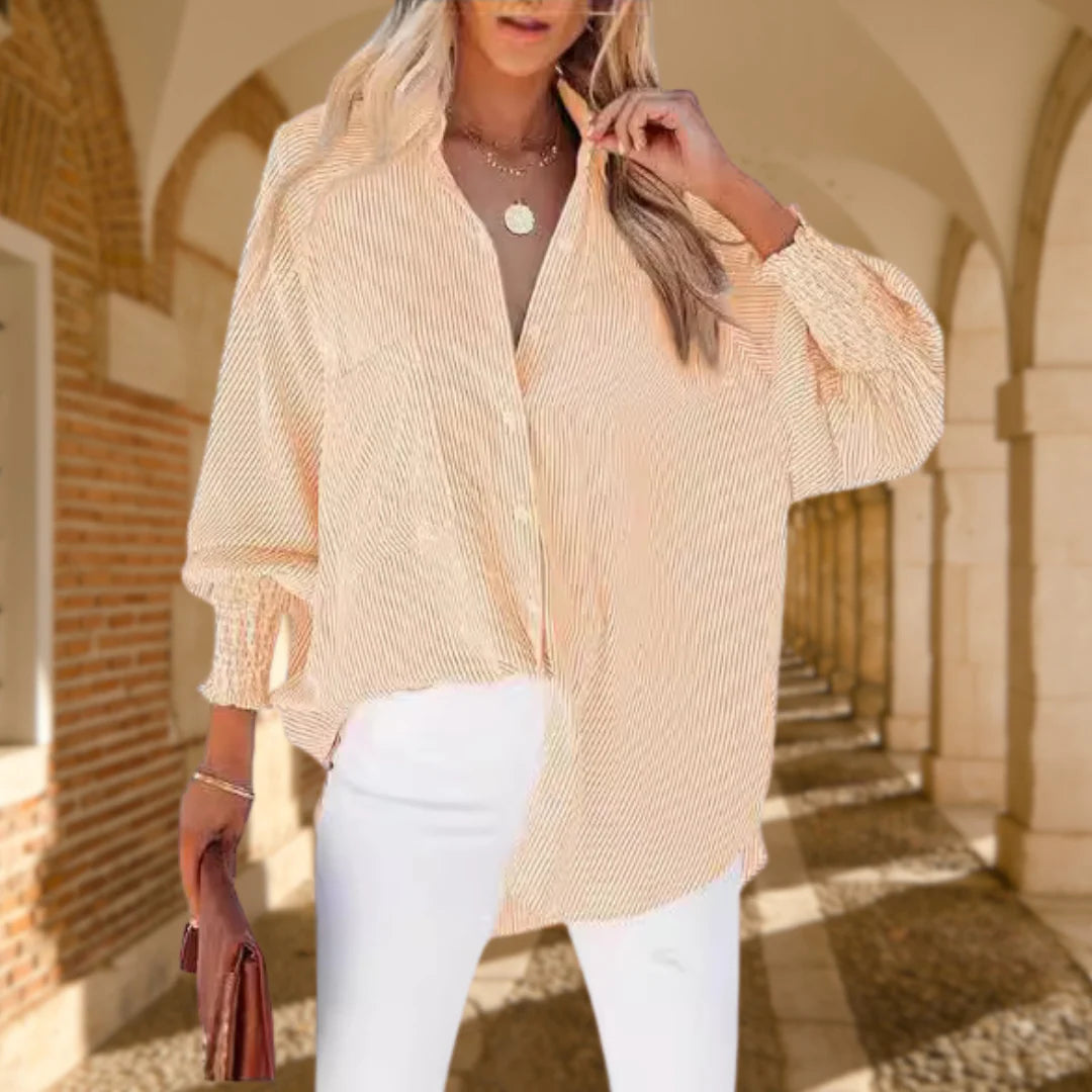 MAUDE™ – Alledaags Overhemd met Relaxte Pasvorm
