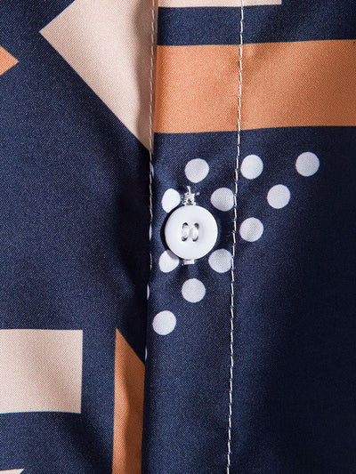 Set met geometrische print