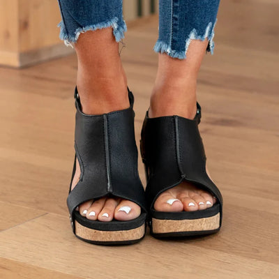 Grazyna – Suede sleehaksandalen