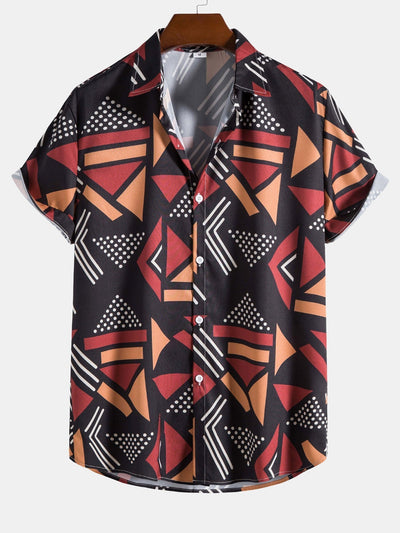 Set met geometrische print