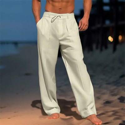 Nathan™ - Katoenen effen broek