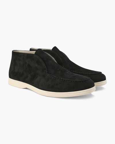 Diederik | Hoge Suède Loafers