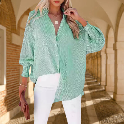 MAUDE™ – Alledaags Overhemd met Relaxte Pasvorm