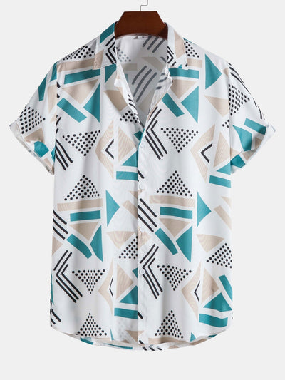Set met geometrische print