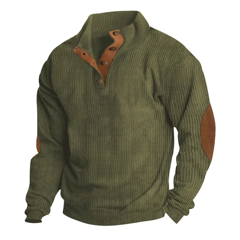 Coen - Langarm gestreept sweatshirt