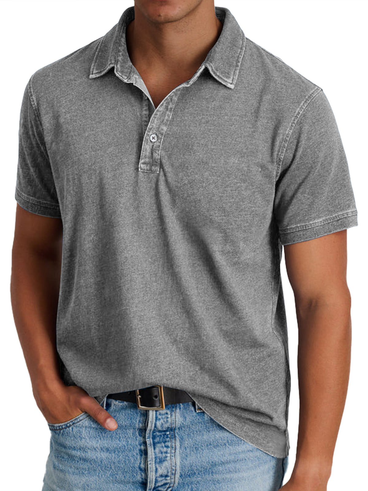 Isidro – Poloshirt met Kraag