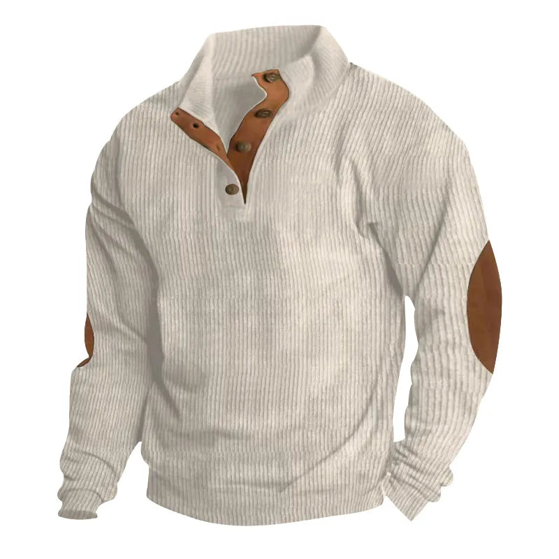 Coen - Langarm gestreept sweatshirt