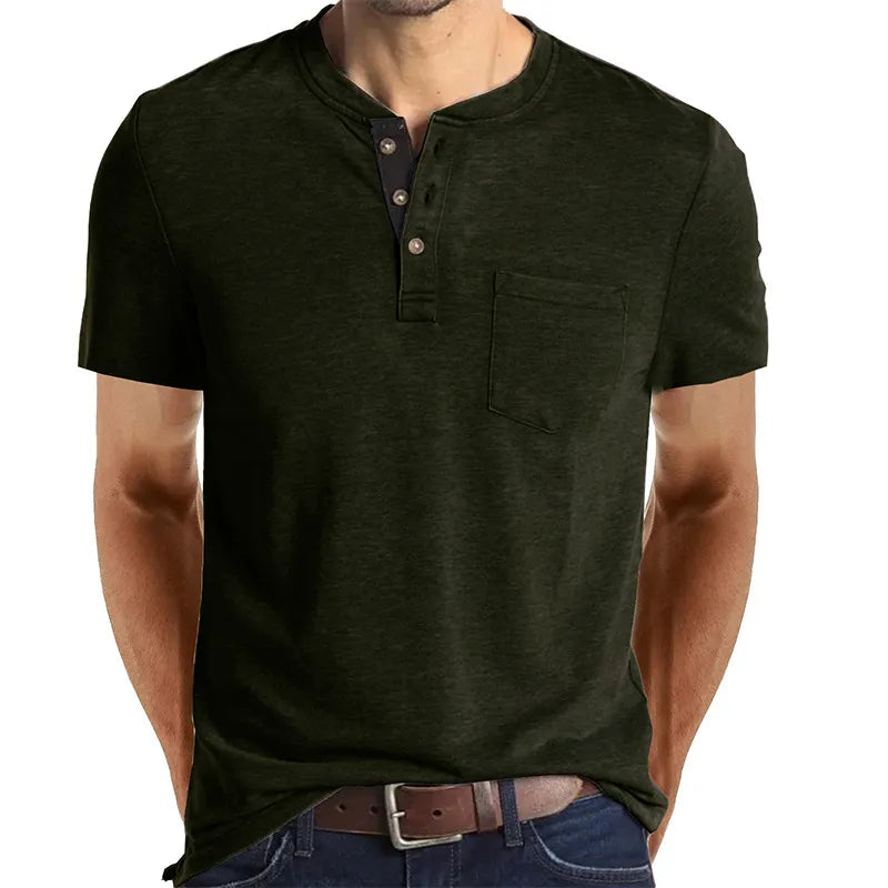 Bas - Vintage Hals T-shirt