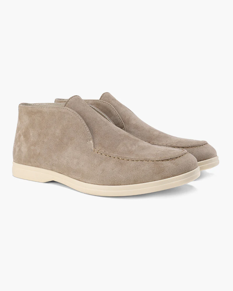 Diederik | Hoge Suède Loafers