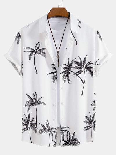 Set met palmboomprint