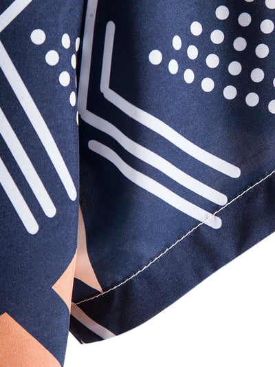 Set met geometrische print