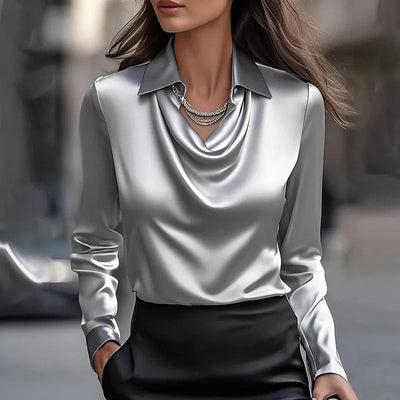 Anna  - Elegante Blouse met Lange Mouwen