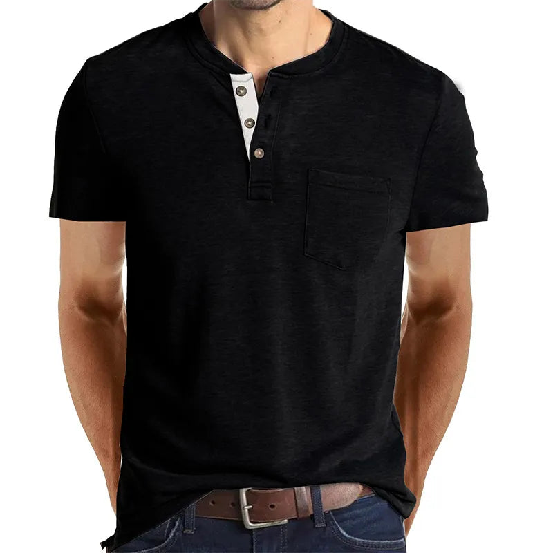 Bas - Vintage Hals T-shirt