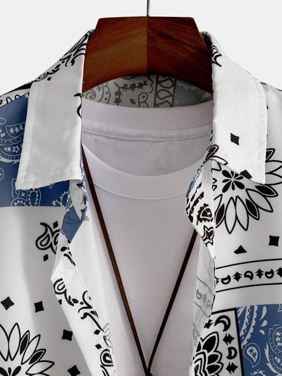 Set met paisleyprint