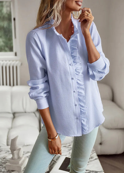 Yara - Elegante Gestreepte Blouse