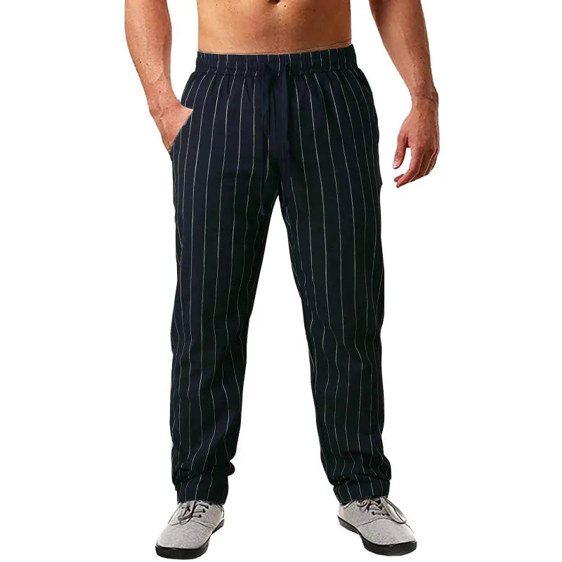 Carl - Katoenen broek met elastische taille