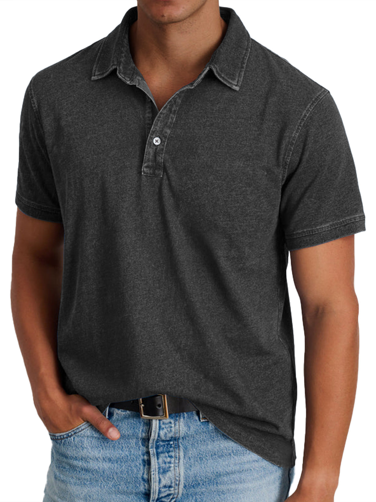 Isidro – Poloshirt met Kraag