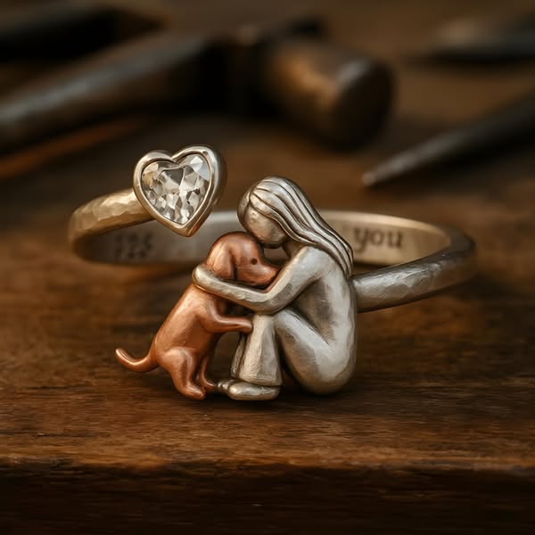 ALTIJD IN MIJN HART ZILVEREN RING