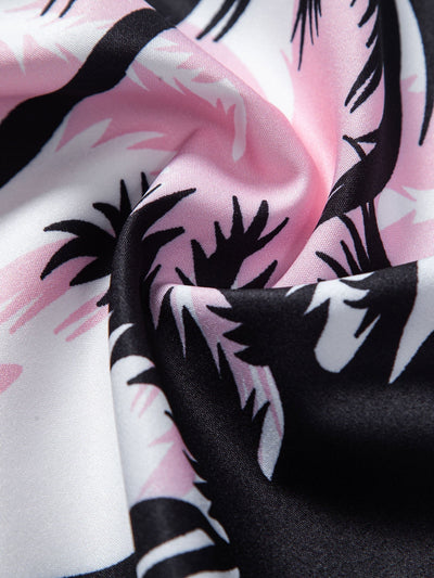 Set met palmboomprint