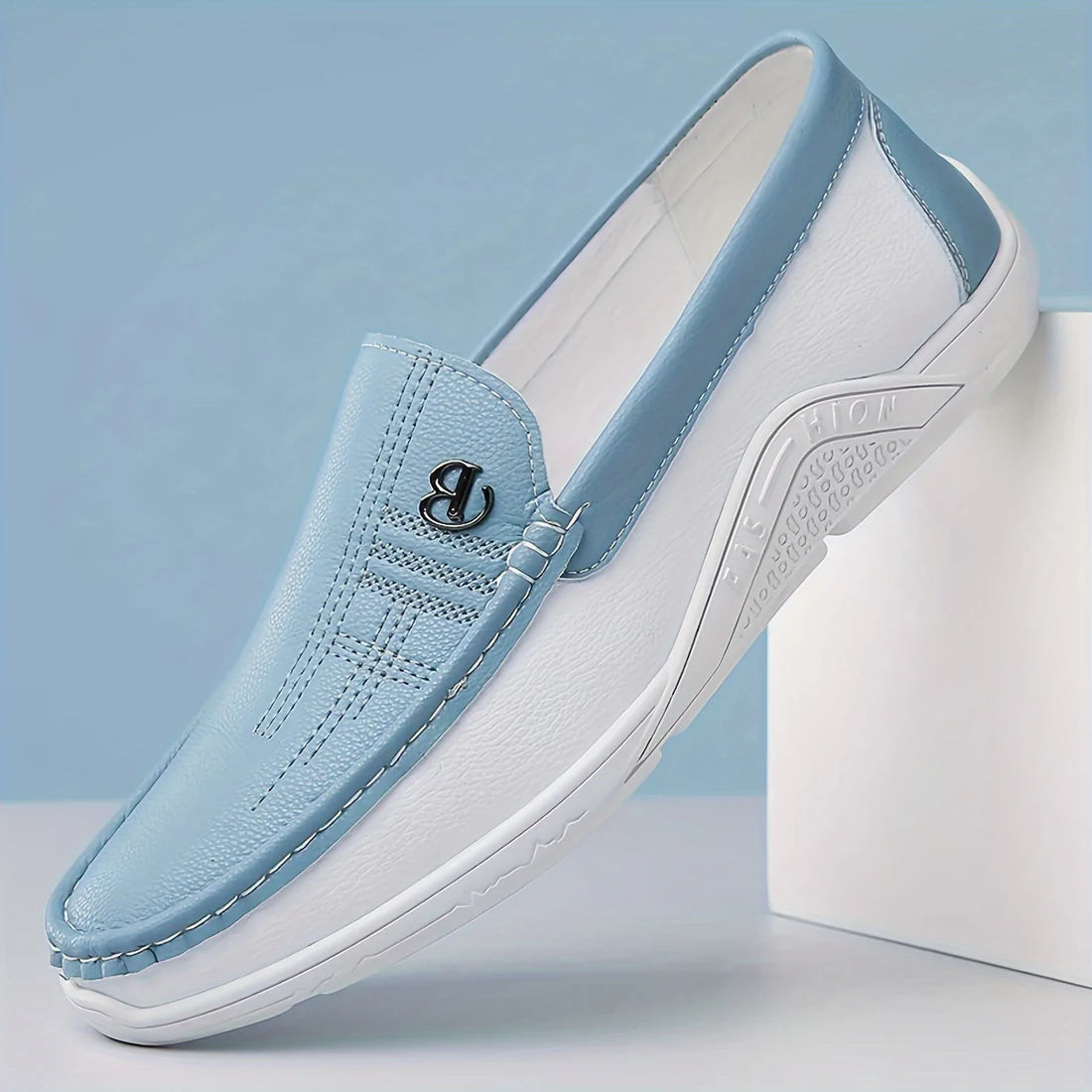 Bartel - Zomerse casual leren loafers