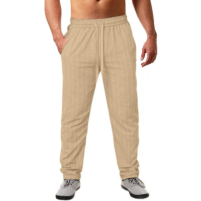 Carl - Katoenen broek met elastische taille