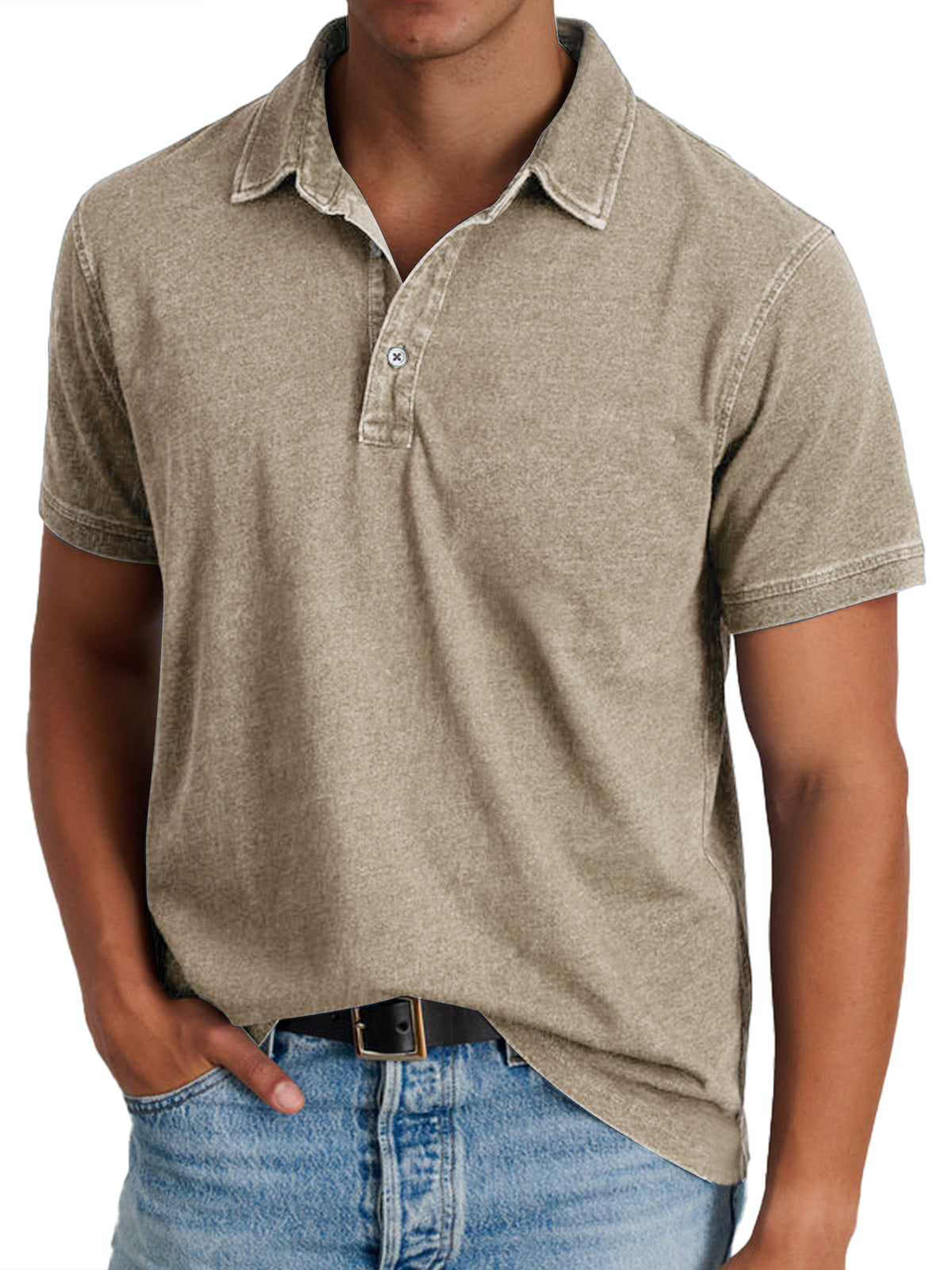 Isidro – Poloshirt met Kraag