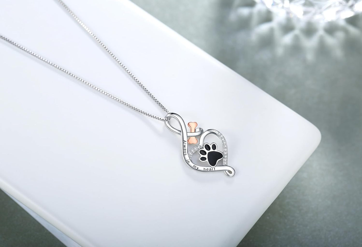 ALTIJD IN MIJN HART HANGER KETTING
