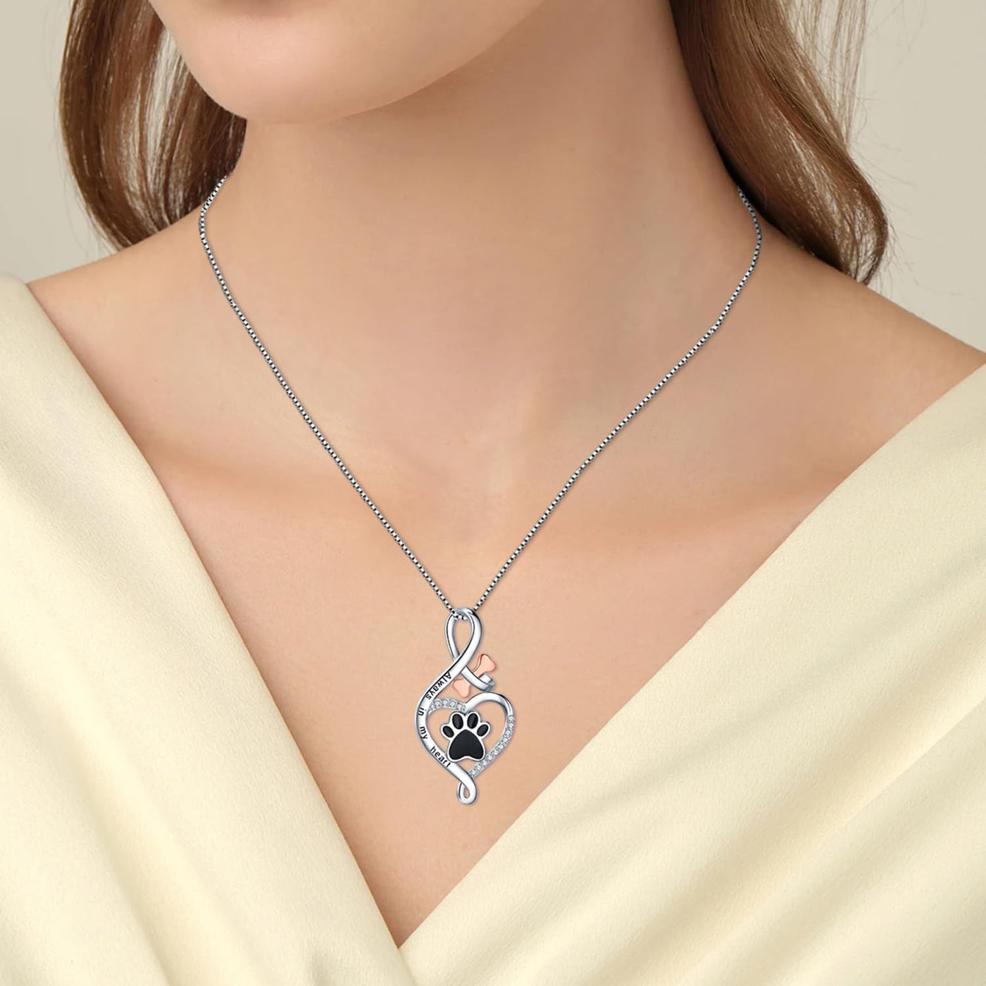 ALTIJD IN MIJN HART HANGER KETTING