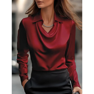 Anna  - Elegante Blouse met Lange Mouwen