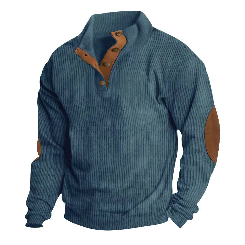 Coen - Langarm gestreept sweatshirt