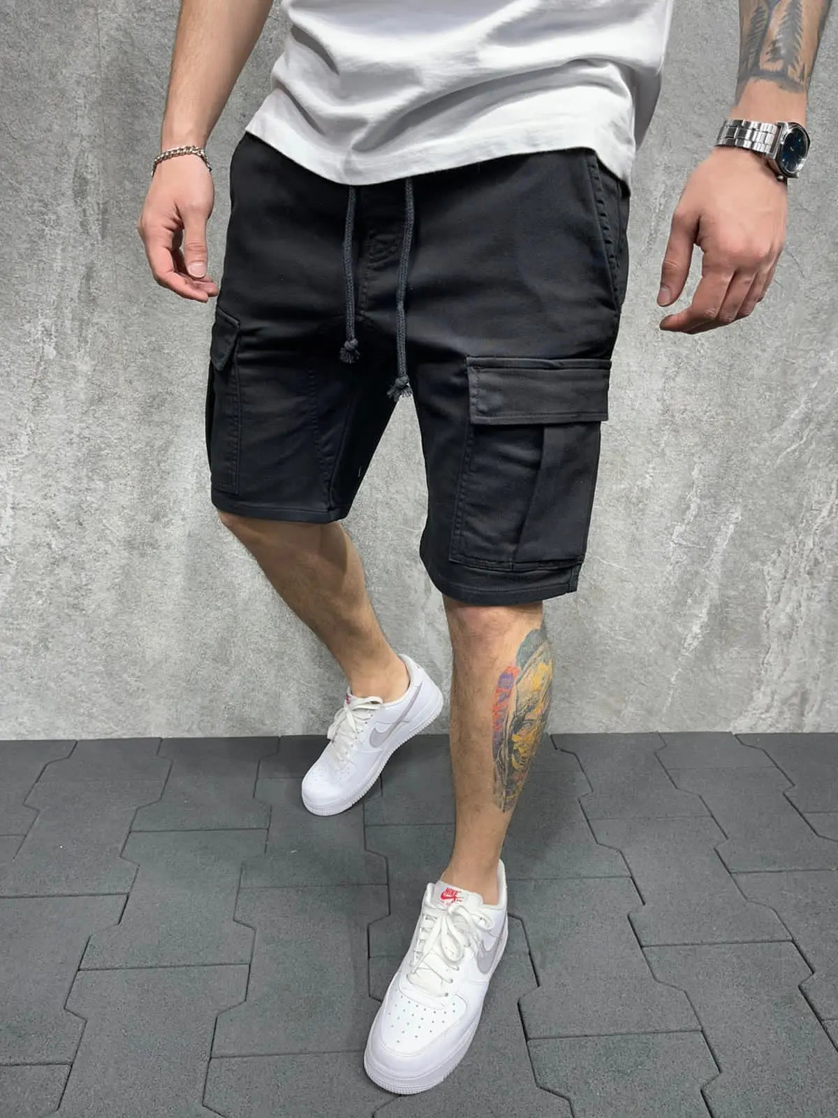 Jelte – Casual Cargo Shorts met Meerdere Zakken