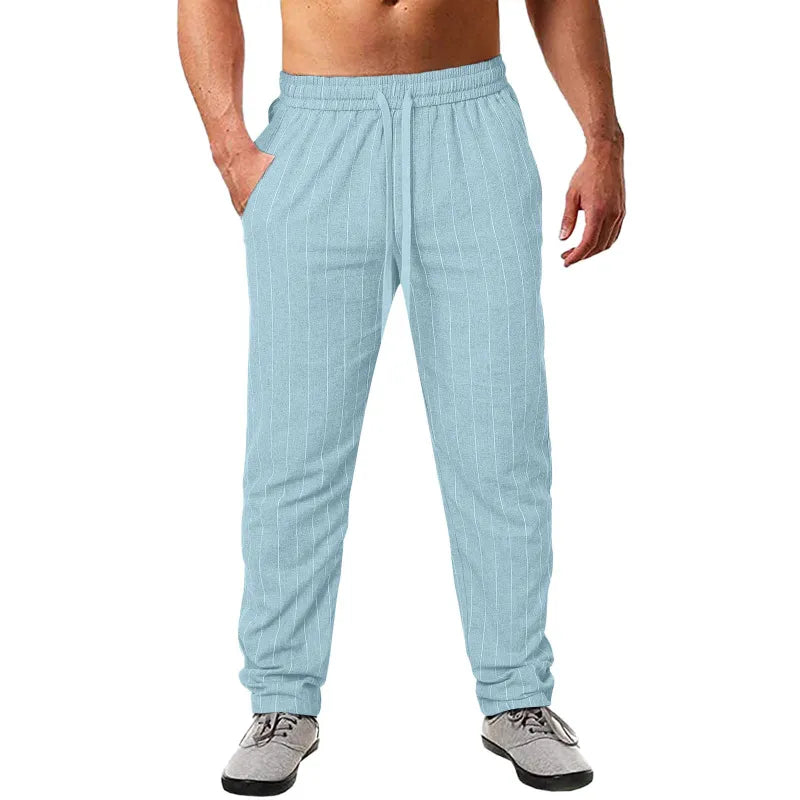 Carl - Katoenen broek met elastische taille