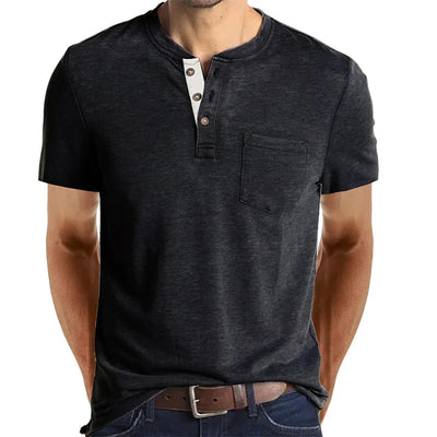 Bas - Vintage Hals T-shirt