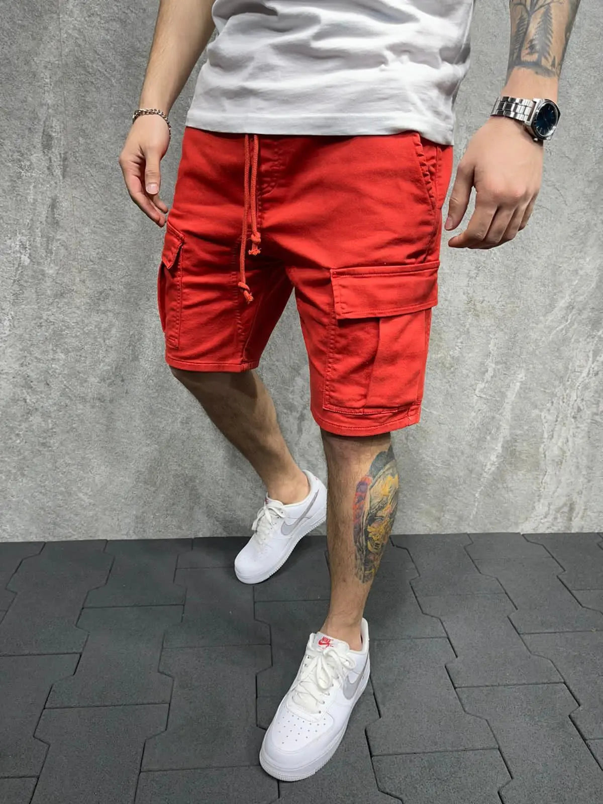 Jelte – Casual Cargo Shorts met Meerdere Zakken