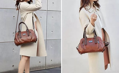 Nina - Chique Leren Tas