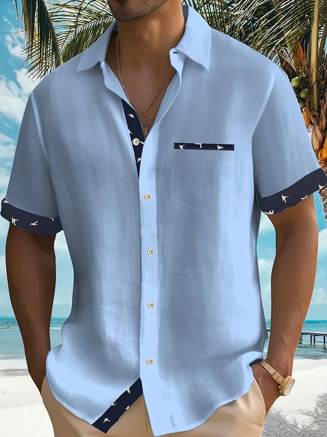 Julio - Elegante Korte Mouwen Overhemd