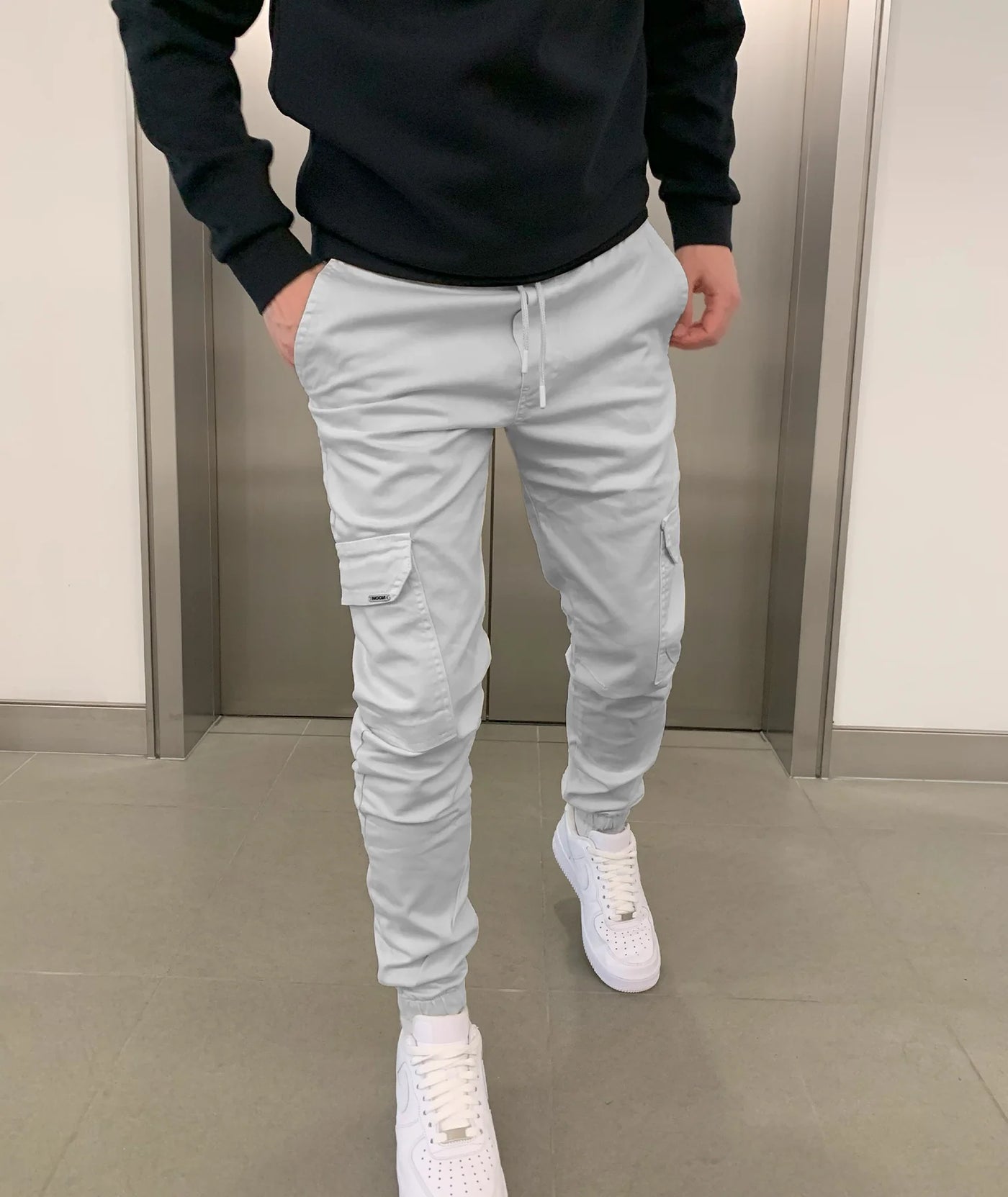 Abraham - Elastische Cargo Joggers