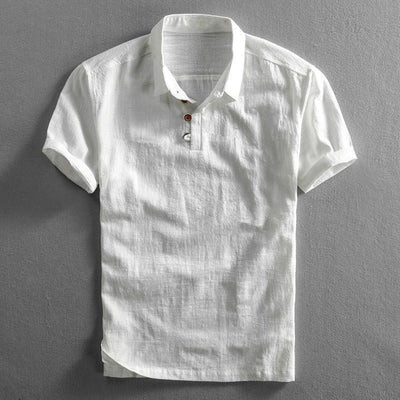 Amalfi Linnen Poloshirt
