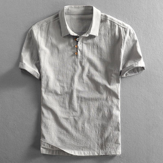 Amalfi Linnen Poloshirt