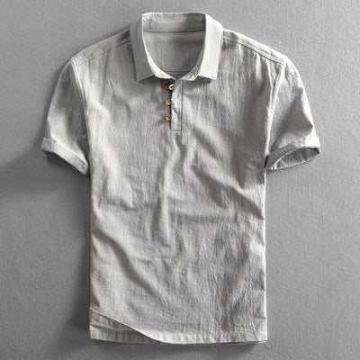 Amalfi Linnen Poloshirt