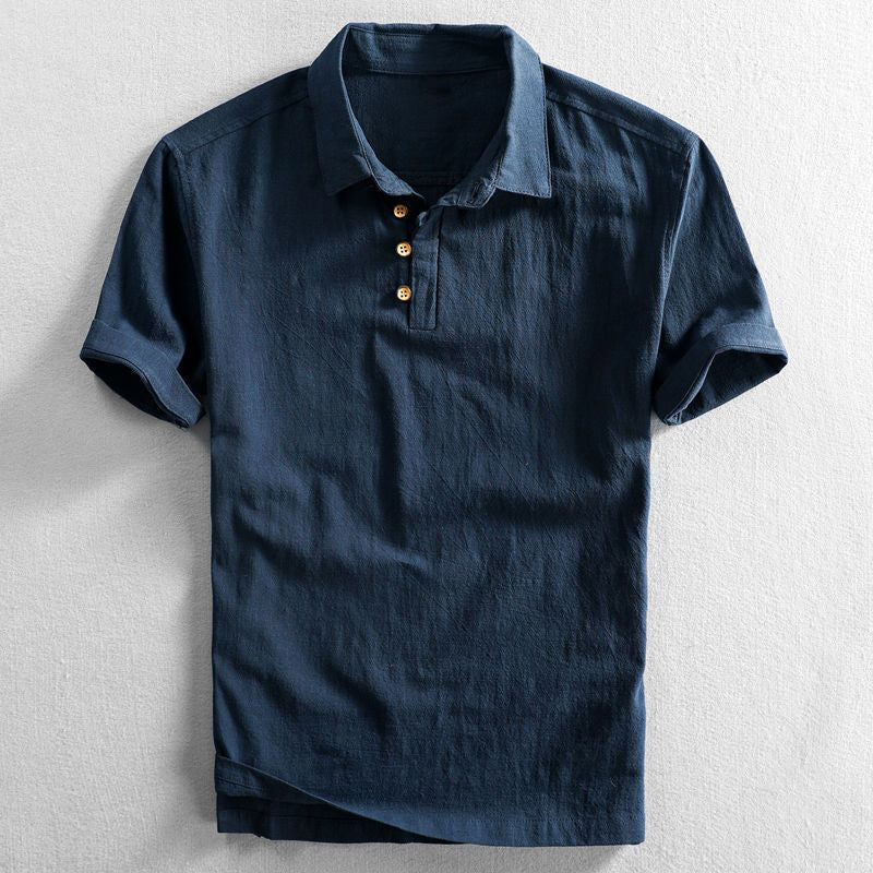 Amalfi Linnen Poloshirt