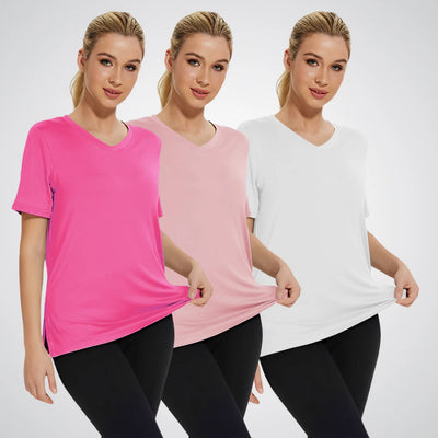 SELENA™ – Casual T-shirt met losse pasvorm (Set van 3)
