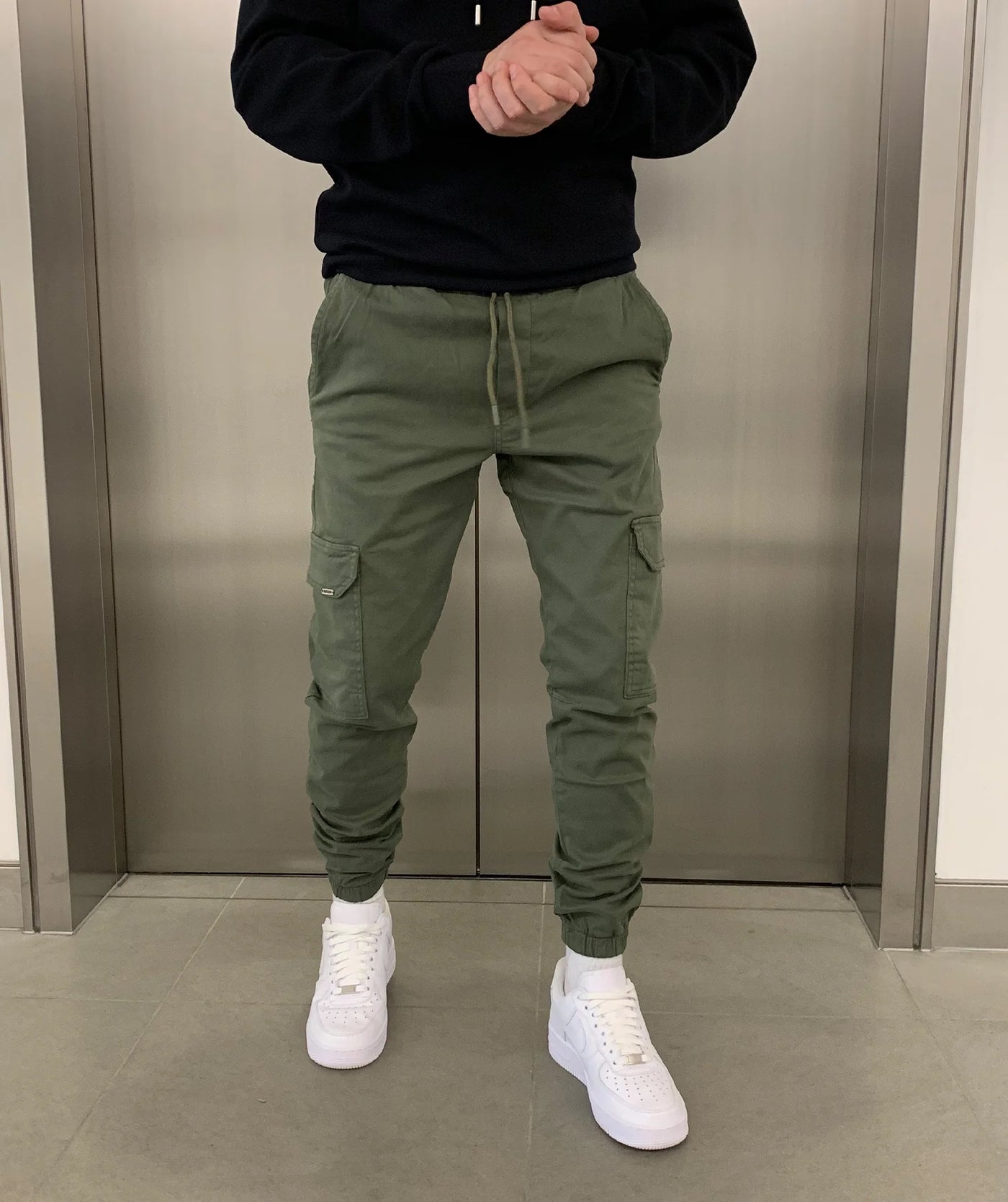 Abraham - Elastische Cargo Joggers